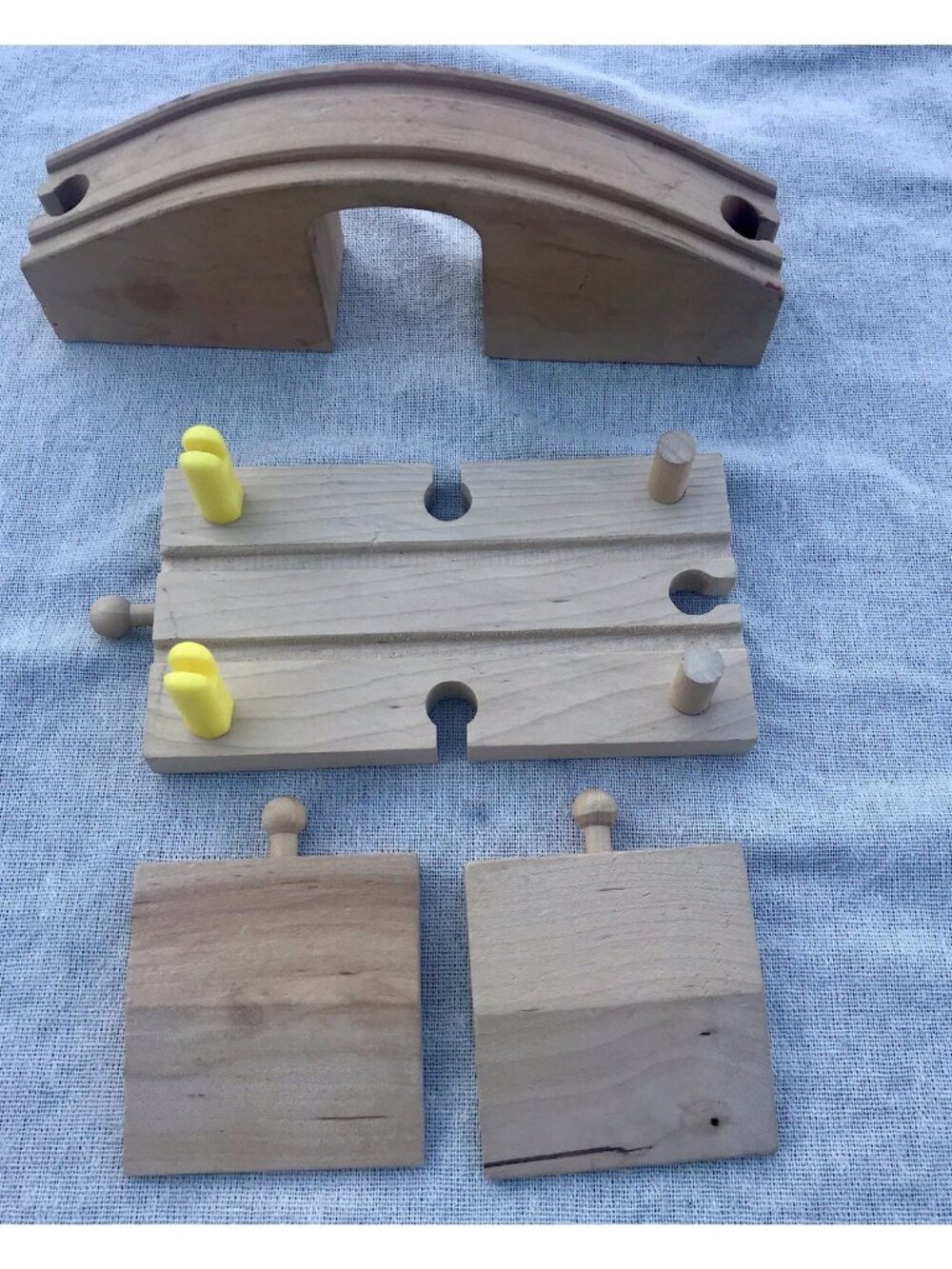 Vtg 80s Brio VIADUCT BRIDGE #33351 Wooden Train Track Railway Accessories Parts